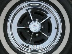 1973 Buick Electra 225 Factory Chrome Rally Wheels & Classic White Wall Tires 4