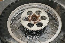 1975-76 Yamaha Dt 400 Oem Rear Tire Rim Unsure