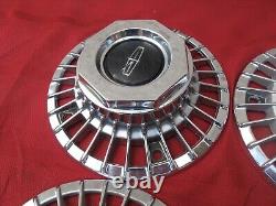 1975-80 Lincoln Town Continental Mark IV V Wheel 9 1/2 Center Caps HubCaps SET