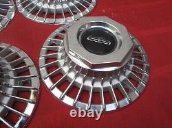 1975-80 Lincoln Town Continental Mark IV V Wheel 9 1/2 Center Caps HubCaps SET