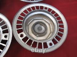 1975-80 Lincoln Town Continental Mark IV V Wheel 9 1/2 Center Caps HubCaps SET