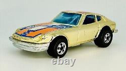 1979 Hot Wheels Blackwall Z WHIZ Datsun GOLD CHROME NM+ Super Sharp! CRAZY GOOD