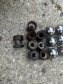 1988 1997 Ford F-Super Duty 16x6 Dually Wheel 10 Lug Chrome Wheel Covers