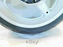 1999-2007 Suzuki GSX1300R Hayabusa Busa White Rear Wheel Rim with Tire