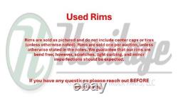 1999 ISUZU Vehicross OEM Wheel Rim 16x7 Chrome Peeling Pitted 5 Spoke