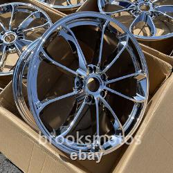 20 21 New Chrome Style Forged Wheels Rims Fit Porsche 991 911 Narrow Body