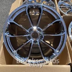 20 21 New Chrome Style Forged Wheels Rims Fit Porsche 991 911 Narrow Body