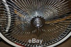 20 Lowrider Bicycle Lowrider Chrome Wheels/ White Walls 144 Spoke Front & Rear