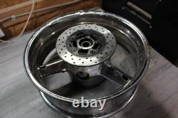2003 Suzuki Gsxr600 Rear Wheel Rim 17x5.5 Peeling chrome 64111-35F01-28W