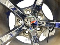 2010-2013 Chevy Corvette C6 Grand Sport 19x12 Rear Five Spoke Wheel Rim Chrome