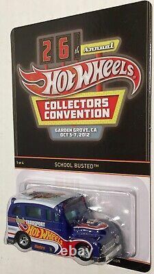 2012 MOMC Hot Wheels RLC 26th Collectors Convention School Busted Race Team Bus