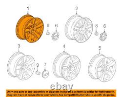 2014 Chevrolet Silverado 1500 Pickup OEM Wheel Rim 20x9 Chrome 5 Spoke