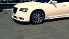 2015 White Chrysler 300 With Custom 22 Inch Chrome Rims Deep Dish Rims