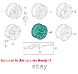 2016 GMC Yukon XL 1500 Used Wheel 22x9 7-Spoke Silver Chrome Inserts