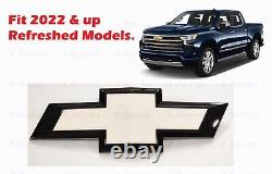 2022+ FOR Chevrolet Refreshed Silverado 1500 Bowtie Front Grille Black White