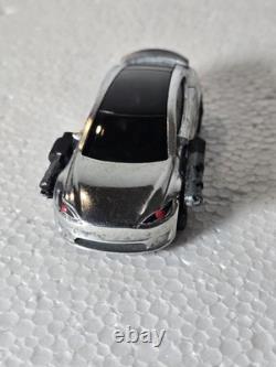 2025 Hot Wheels TESLA MODEL S PLAID TERMINATOR EDITION #4 Model T-800 Chrome CLR