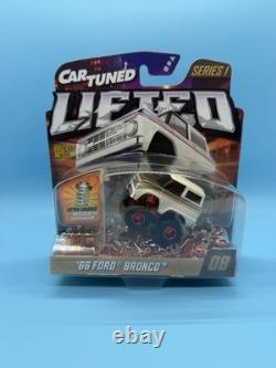 2026 Car Tuned Lifted 66 Ford Bronco Red Chrome Base Wheels Chase Target