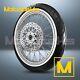 21x3.5 60 Spoke Wheel Stainless For Harley Softail Front White Tire (tr)
