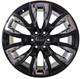 24 Black Chrome Rims fits GMC Yukon XL SLT Denali Sierra Set Four Wheels 24