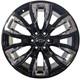 24 Black Chrome Wheels fit Chevrolet Tahoe Chevy 24 Silverado 1500 Suburban