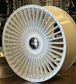 24'' Escalade White Wheels Michelin Tires Yukon Silverado Tahoe Sierra New Rims