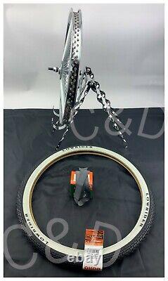 26 Twisted Lowrider Continental Kit, 20 Lowrider Tire, Front Wheel, Tube