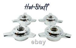3 Bar Chrome Knock Offs For Low Rider Wire Wheels Classic Cars
