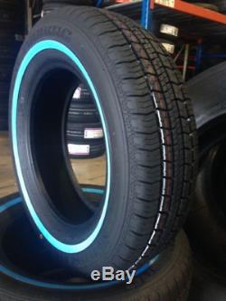 4 New Wire Wheels 13x7 100 Spoke Chrome 4 155-80r13 Suretrac White Wall Tires