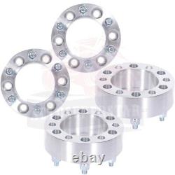 4 PCS 2 6x5.5 to 6x5.5 12x1.5 Studs Wheel Spacers For Toyota 4Runner Tacoma