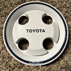 4 Toyota Tercel Corolla FX 6139 OEM Wheel Center Rim Cap Cover Hub Lug 69211 WHT