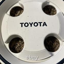 4 Toyota Tercel Corolla FX 6139 OEM Wheel Center Rim Cap Cover Hub Lug 69211 WHT