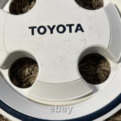 4 Toyota Tercel Corolla FX 6139 OEM Wheel Center Rim Cap Cover Hub Lug 69211 WHT