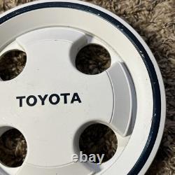 4 Toyota Tercel Corolla FX 6139 OEM Wheel Center Rim Cap Cover Hub Lug 69211 WHT