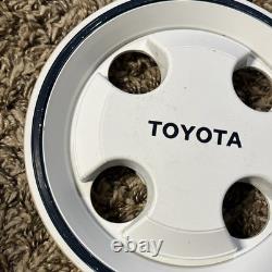 4 Toyota Tercel Corolla FX 6139 OEM Wheel Center Rim Cap Cover Hub Lug 69211 WHT