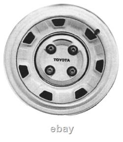 4 Toyota Tercel Corolla FX 6139 OEM Wheel Center Rim Cap Cover Hub Lug 69211 WHT