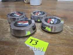 4 Used Oem Gm Buick Rallye Wheel Center Caps 67-70 Gs Gsx Skylark Special 65-87