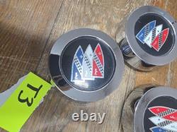 4 Used Oem Gm Buick Rallye Wheel Center Caps 67-70 Gs Gsx Skylark Special 65-87