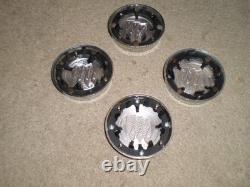 4 Used Rallye Wheel Center Caps 71-79 Buick Gs Skylark Regal Century Apollo
