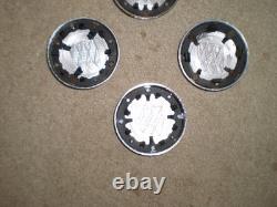 4 Used Rallye Wheel Center Caps 71-79 Buick Gs Skylark Regal Century Apollo