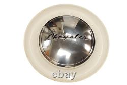 46-50 Chrysler Chrome Wheel Cover With Painted Integral Outer Trim Ring 1142879