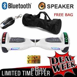 6.5 inch Hoverboard with LED FLASHING WHEELS Chrome Color Scooter UL Listed
