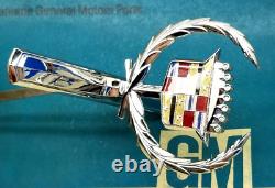 73 78 Cadillac Eldorado Hood Ornament Assembly Oem Gm Emblem 74 75 76 77 Molding