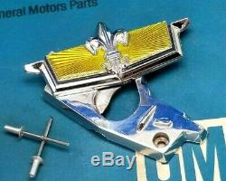 77 90 Chevy Caprice Classic Trunk Lock Cover Emblem Flip Deck LID Gm Trim