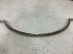 80-89 Lincoln Town Car LH Front Fender Wheel Arch Molding (Chrome/Oxford White)