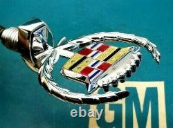 80 92 Cadillac Fleetwood Brougham Hood Ornament Header Panel Emblem Gm Trim