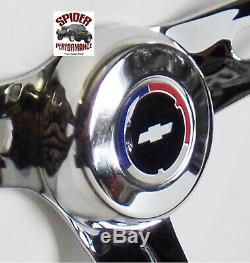 82-94 S-10 truck Blazer steering wheel RED WHITE BLUE BOW 13 1/2 MUSCLE CAR