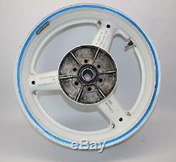 97-00 Suzuki SRAD Gsxr600 Front Rear Wheel Back Rim White 0809