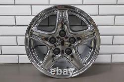 97-99 Chevy Camaro Single (1) 16x8 Chrome 5 Spoke Wheel Mild Corrosion