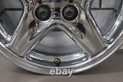 97-99 Chevy Camaro Single (1) 16x8 Chrome 5 Spoke Wheel Mild Corrosion