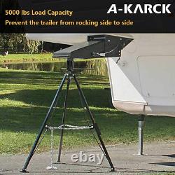 A-KARCK King Pin Adjustable Tripod 5th Wheel Stabilizer, Fifth Stabilizer Tripod